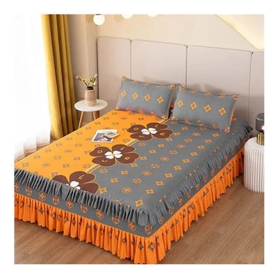1-Piece Dust-Resistant Bed Skirt, 180 x 200 cm, Printed Princess Design