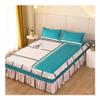 1-Piece Dust-Resistant Bed Skirt, 180 x 200 cm, Printed Princess Design view 4