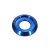 10-Pack M8 Royal Blue Anodized Aluminum CNC Cup-Head Washers view 1