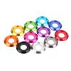 10-Pack M8 Royal Blue Anodized Aluminum CNC Cup-Head Washers view 4