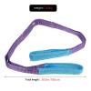 NJIEzhao Flat Sling Lifting Strap, 1-Ton Sling for Loading, Tie-Down Strap, Crane Cargo Lifting Strap, Double-Buckle Webbing Sling view 3