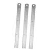 Lurrose 3-Piece Stainless Steel Rulers, Double-Sided Precision Measuring Rulers view 1