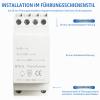 Doorbell Transformer, 8V/12V/24V AC, 8VA, DIN Rail Mount, White view 4