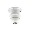 VoltShine E27 Lamp Socket, 4 A, White, Durable Plastic view 1