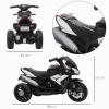 LEADZM Electric Ride-On Motorcycle, 6V 7Ah Electric Tricycle for Children Ages 3–6 (Black) view 3