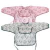 JOINPAYA 2-Pack Long-Sleeve Waterproof Baby Smocks with Rabbit and Squirrel Patterns view 1