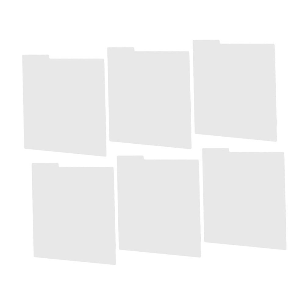 jojofuny 6 White Flexible, Wear-Resistant PP Dividers