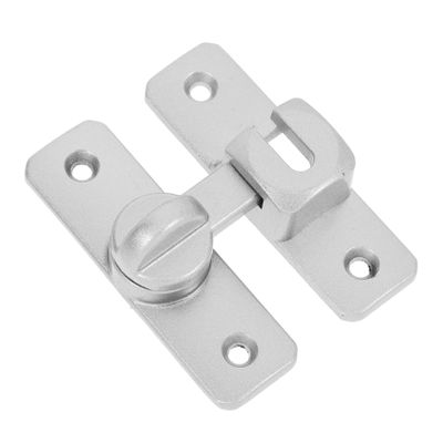 Aluminum Alloy Door Latch, 1 Set, 56 mm Hole Spacing, Silver