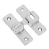 Aluminum Alloy Door Latch, 1 Set, 56 mm Hole Spacing, Silver view 1
