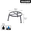 WAGNER RETRO Plant Stand, 48 x 25 cm, Black view 2