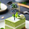 Class of 2025 Acrylic Graduation Cupcake Toppers view 3