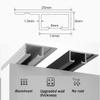 Wall- or Ceiling-Mounted Curtain Track, White, 95 cm view 2