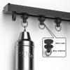 Wall- or Ceiling-Mounted Curtain Track, White, 95 cm view 4
