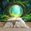 Fantasy Enchanted Forest Tree Gate Non-Woven Photo Wallpaper, 200 x 140 cm view 2