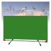 YINMAN Table Tennis Barrier, Foldable Ping-Pong Table Fence, Portable Temporary Divider for Indoor and Outdoor Use (Green, 140 x 80 cm/8 Pieces) view 1