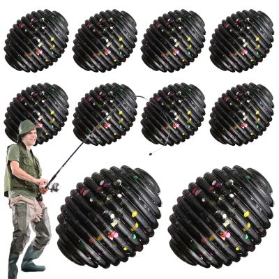 Soft Fishing Lures, 10-Piece Football Shape, Saltwater