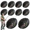 Soft Fishing Lures, 10-Piece Football Shape, Saltwater view 1