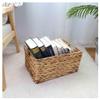 GUOXIAD Woven Storage Basket with Handles, Natural Grass, Large view 1