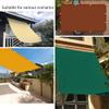 Rectangular Sun Shade Sail with Eyelets, 1.4 x 4.5 m, Waterproof, 98% UV Protection, Cream view 2