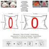 Decorative Pillow Cover with Zipper, Green A1, 50 × 120 cm view 2