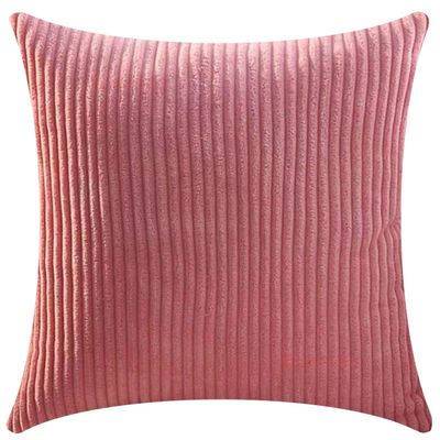 Decorative Pillow Cover with Zipper, Peach, 90 × 90 cm