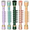 Adjustable Telescopic Curtain Rod for Closet and Shower, No Drilling, 40–500 cm, 33 mm, Dark Green view 1