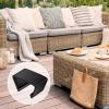 Couch Clamps for Rattan Furniture, Adjustable Black Fasteners, 2.48 x 1.38 x 1.46 in view 4