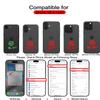BinBoom Leather Phone Case for iPhone 16e/17e with Stand, Black view 2