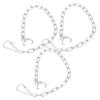 POPETPOP 3-Piece Stainless Steel Toilet Chain Replacement Set view 1