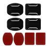 Adhesive Mount Set for Helmets, Flat and Curved Pads, Compatible with GoPro and Other Action Cameras view 1