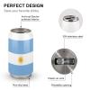 Yelolyio Argentina National Flag Travel Coffee Mug, Stainless Steel, with Lid and Straw view 4