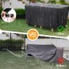 HYFBH Waterproof Patio Furniture Cover 330 x 240 x 100 cm, 420D Oxford Fabric, UV-Resistant view 3