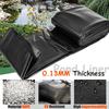 MarxaN Large Pond Liner 0.13 mm (5 mil) | Black Impermeable Membrane for Fish Ponds, Garden Streams, Waterfalls and DIY Projects | Foldable Pond Underlay (3 x 8 m) view 2