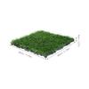 SHINEOFI Artificial Grass Squares, 4-Pack, Green, 30 x 30 cm view 2