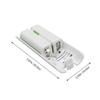 Four-Slot Charging Station, White Plastic view 2