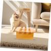 Warmhm Wooden Step Stool for Bathroom and Sauna, Decorative Solid Wood Footstool in a Minimalist Style for Living Room and Bedroom view 4