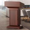 QWPYDXN Standing Lectern with Open Storage view 4