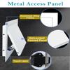 Drywall Access Panel with Galvanized Steel Panel and Aluminum Frame, Black view 2
