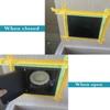 Drywall Access Panel with Galvanized Steel Panel and Aluminum Frame, Black view 4