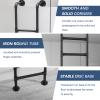 4–8 ft Ladder for Lofts and Homes, Wall-Mounted Bunk Bed Ladder for Dorms, Durable Basement Egress Safety Ladder, Customizable Size, Black view 3