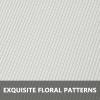 AQIGR Square Ottoman Cover, Stretch Slipcover for 50x50/60x60/45x45/35x35/80x80 cm Ottomans, Color 4, 75x75x50 cm view 3