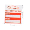 10 Sheets of PET Maintenance Stickers, Waterproof and Writable view 2