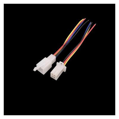 ROBAUN 1 Pair 2.8 mm 2/3/4/6/9-Pin Automotive Electrical Wire Cable Connectors, Male and Female, for Motorcycle and Car (4-Pin, 1 Pair)