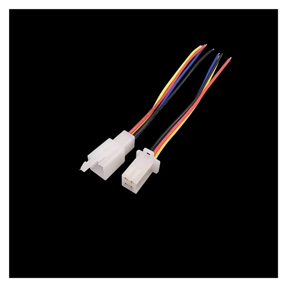 ROBAUN 1 Pair 2.8 mm 2/3/4/6/9-Pin Automotive Electrical Wire Cable Connectors, Male and Female, for Motorcycle and Car (4-Pin, 1 Pair)