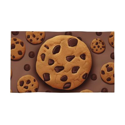 MMSJSBVY Chocolate Cookie Poly-Cotton Towel, 69.8 x 40.6 cm