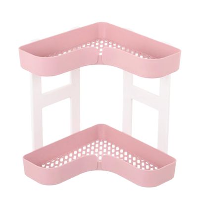 COLLBATH 2-Tier Plastic Bathroom Countertop Organizer Shelf