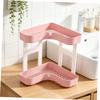 COLLBATH 2-Tier Plastic Bathroom Countertop Organizer Shelf view 4