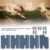 FILFEEL PVC Surfboard Fin Compatibility Kit, Fin Tabs for Easy Installation and Removal, Solid and Wear-Resistant view 3