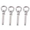 KOINEN M10 Expansion Anchor Bolts with Eye Rings, 4-Pack, 304 Stainless Steel, for Concrete and Brick Walls view 1