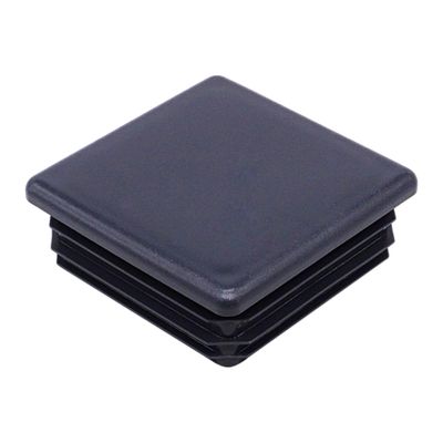 SKIR'CO 6-Pack Square Plastic Post Caps, 60 x 60 mm, Anthracite Gray RAL 7016